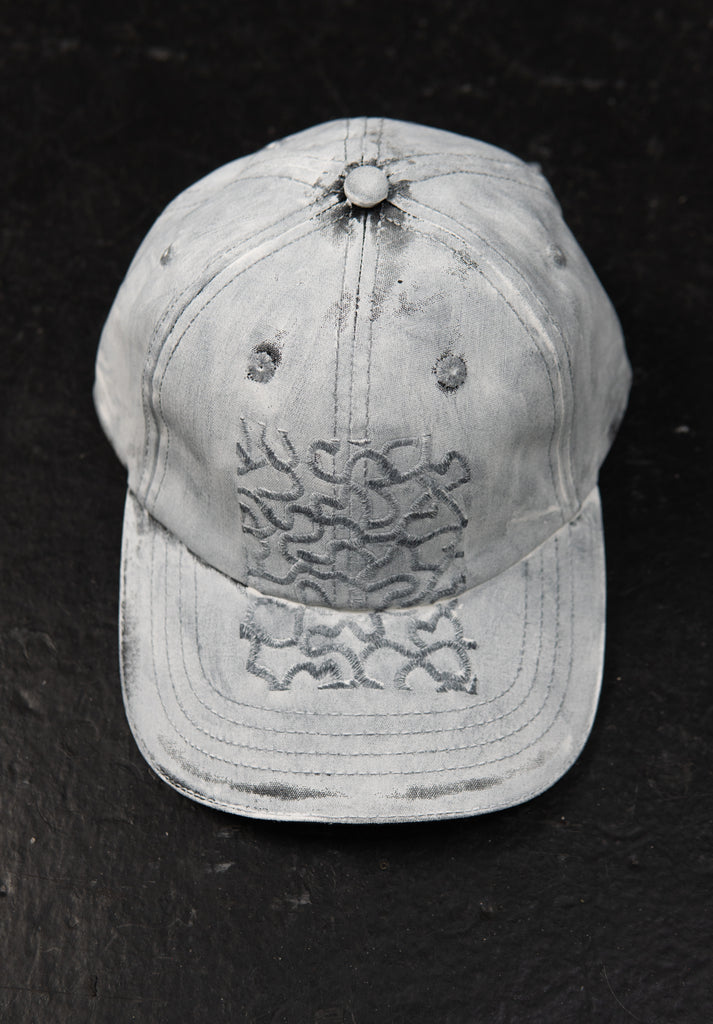 Painted monogram cap